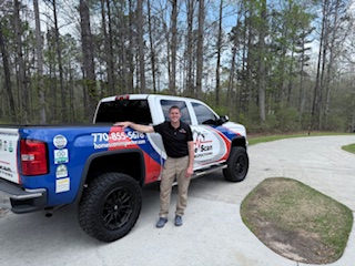 Philip with Home Scan Work Truck